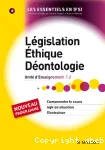 Législation, éthique, déontologie. UE1.3 vignette