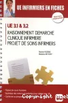 UE 3.1 & 3.2 Raisonnement et démarche clinique, projet de soins infirmiers vignette