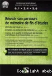 Réussir son parcours de mémoire de fin d'études vignette