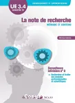 La Note de recherche: Méthode et contenu vignette